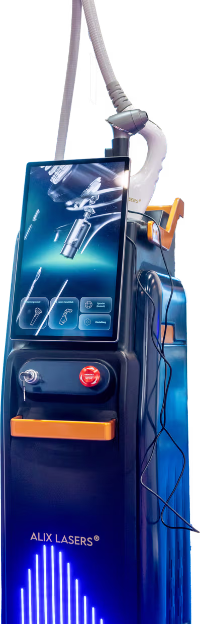 Alix Lasers premium aesthetic device with AI touchscreen